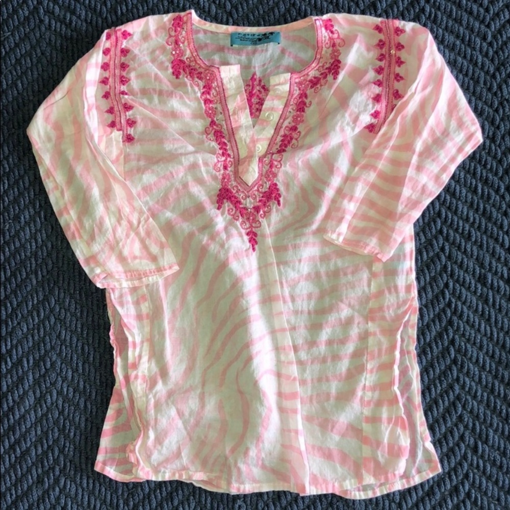 🎉 Host Pick 🎉 Kids swim zebra print coverup